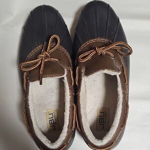 JBU Women's Black and Brown Winter Boots